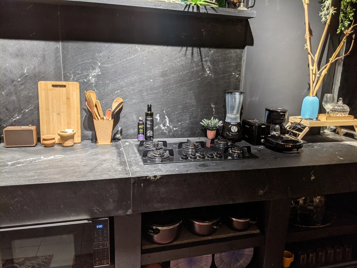 Cozinha gourmet — Penthouse Jacuzzi ao Lado do Elevador, Salvador, Bahia