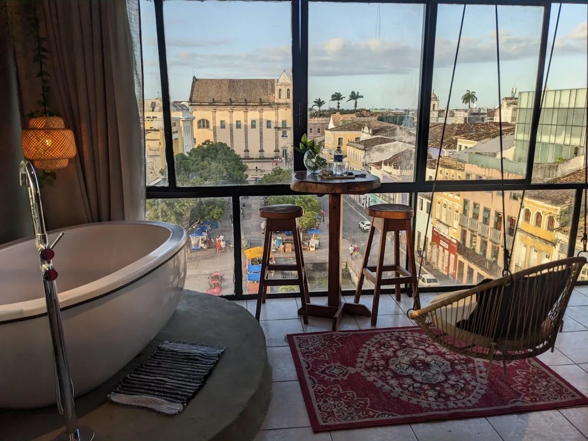 Fotos adicionais — Vista do Elevador e Mar + Jacuzzi, Salvador, Bahia